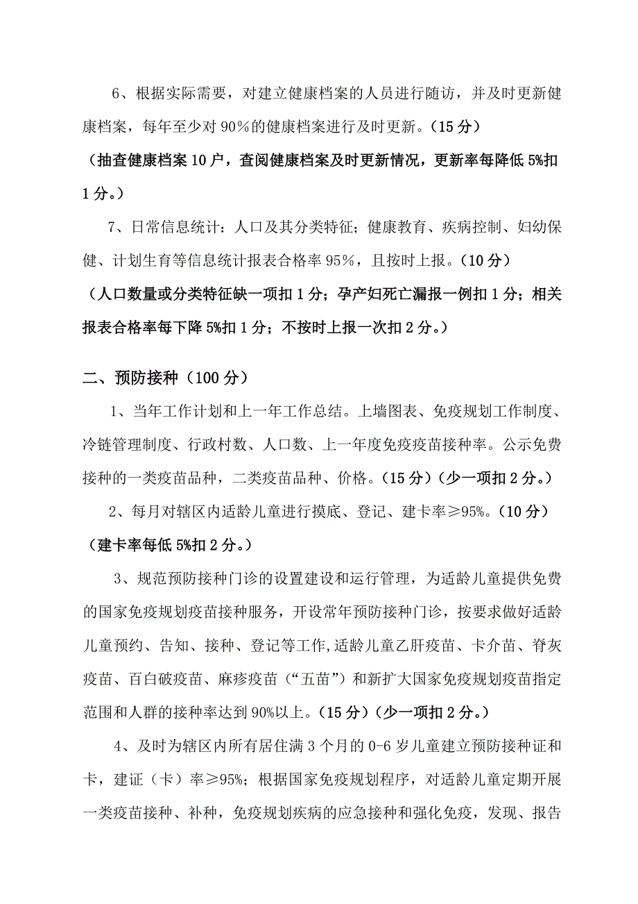 陈户卫生院基本公共卫生项目管理岗位绩效考核评价细则_第2页