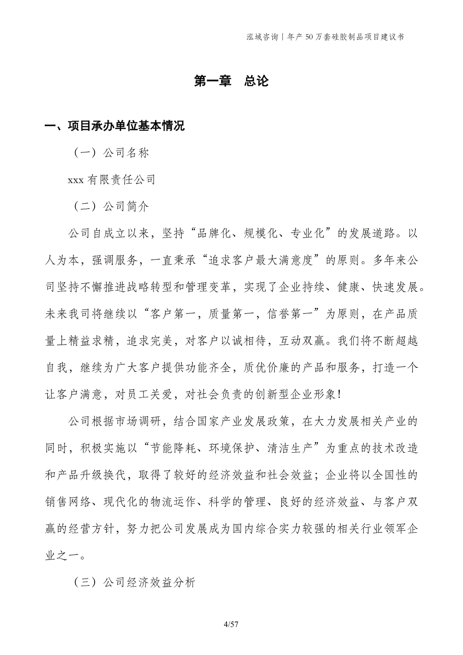 年产50万套硅胶制品项目建议书_第4页