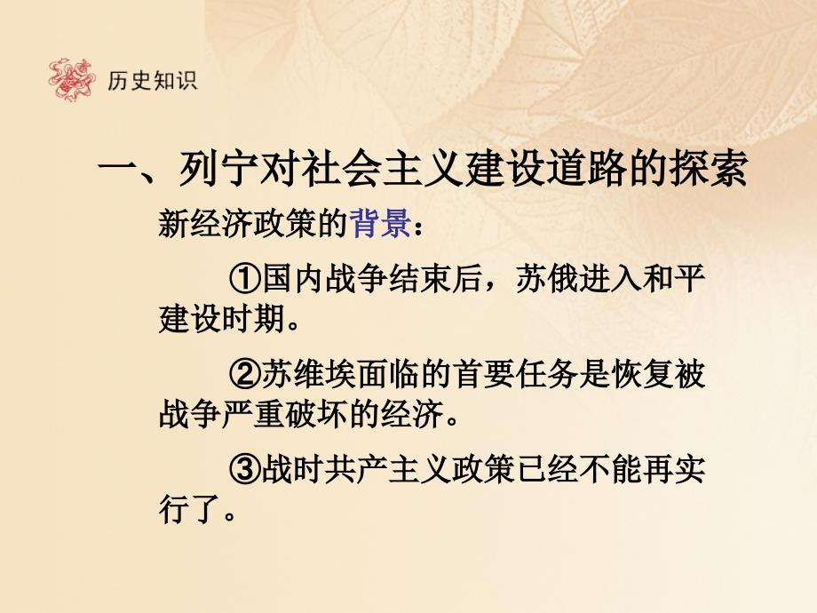 九年级历史下册 第1单元 苏联社会主义道路的探索 2 对社会主义道路的探索课件 新人教版_第3页