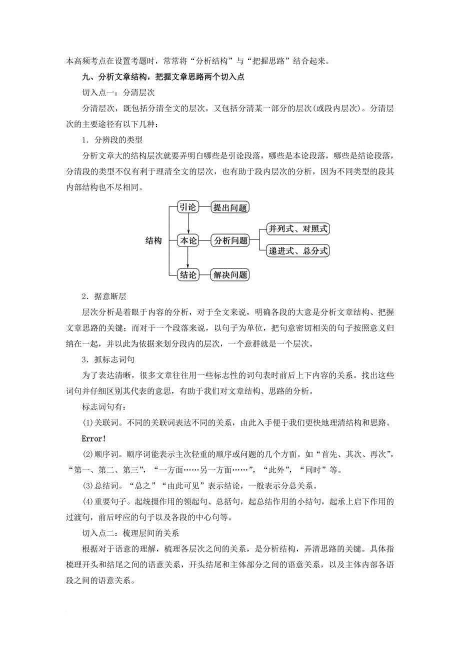 高考语文一轮复习 专题19 论述类文本阅读（教学案）（含解析）_第4页