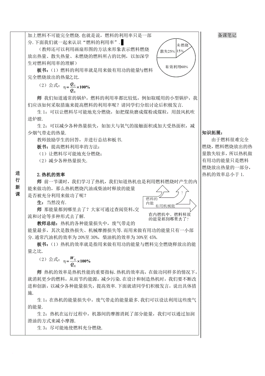 九年级物理全册 15_2 热机的效率导学案 （新版）新人教版_第4页