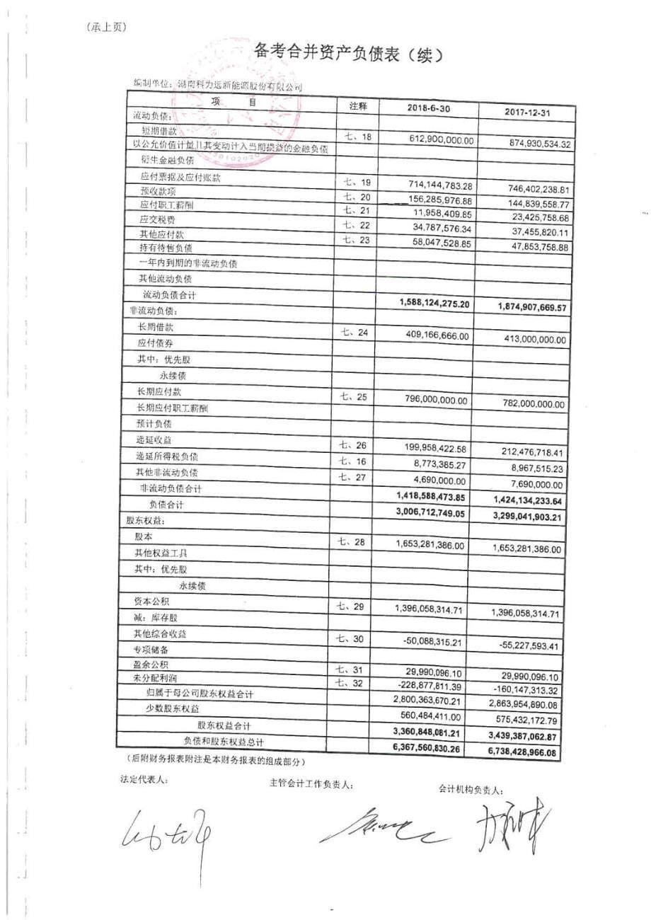 科力远：备考审阅报告_第5页