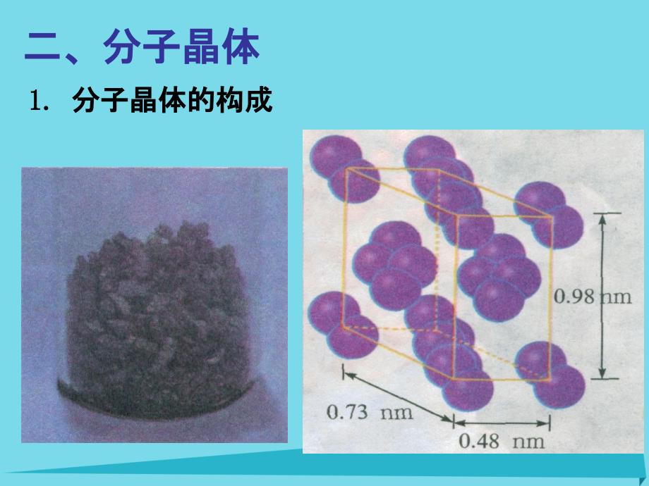 2017_2018学年高中化学第3章物质的聚集状态与物质性质3_3原子晶体与分子晶体第2课时课件鲁科版选修3_第2页