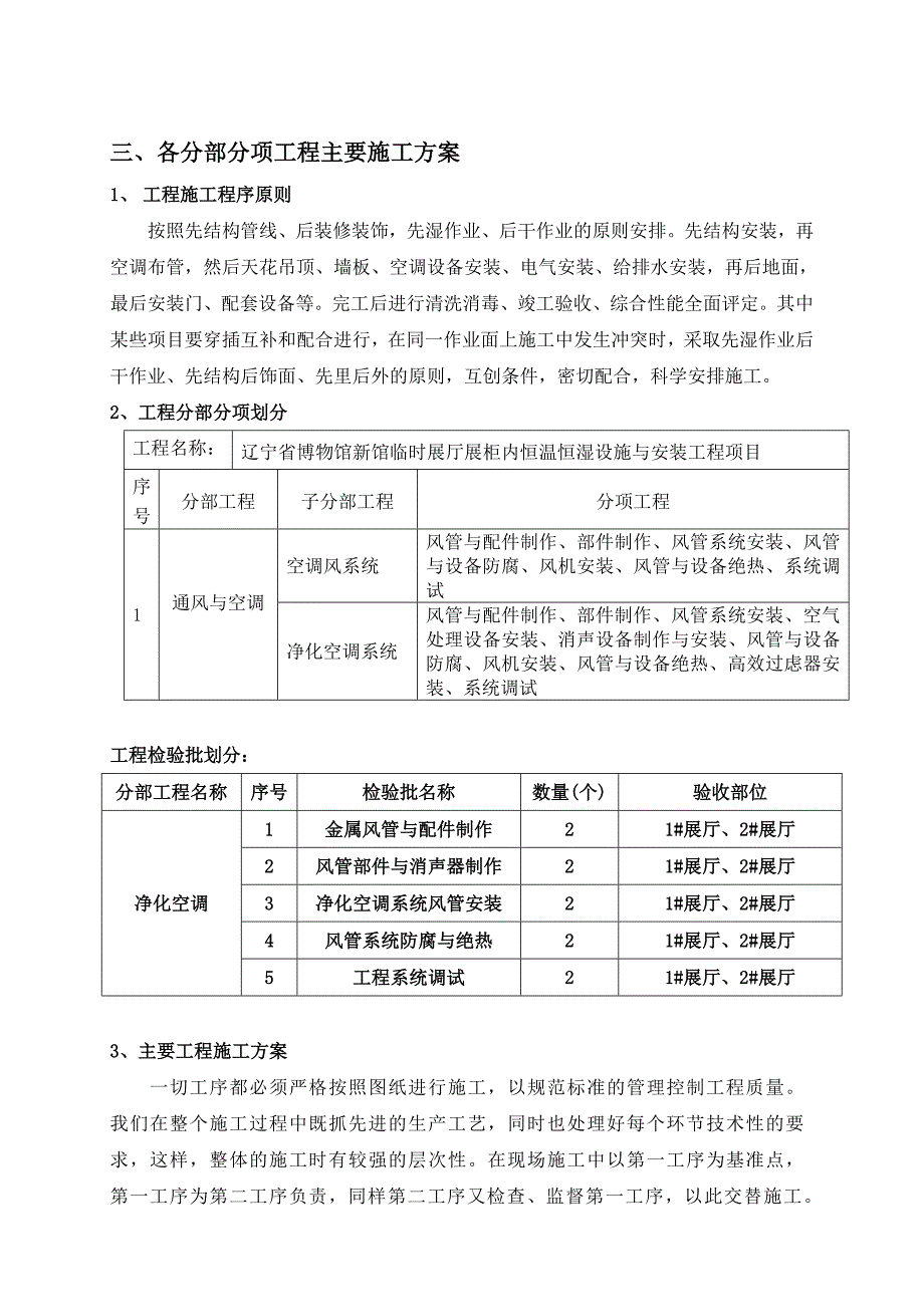 博物馆恒温恒湿工程施工计划_第4页