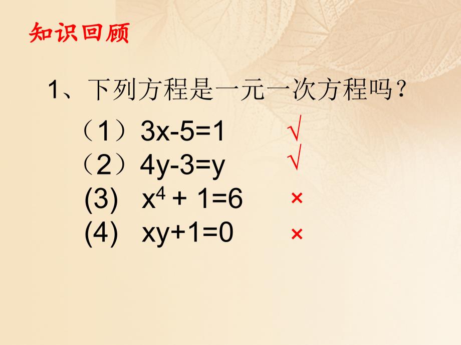 六年级数学下册 6_8 二元一次方程（1）课件 沪教版五四制_第2页