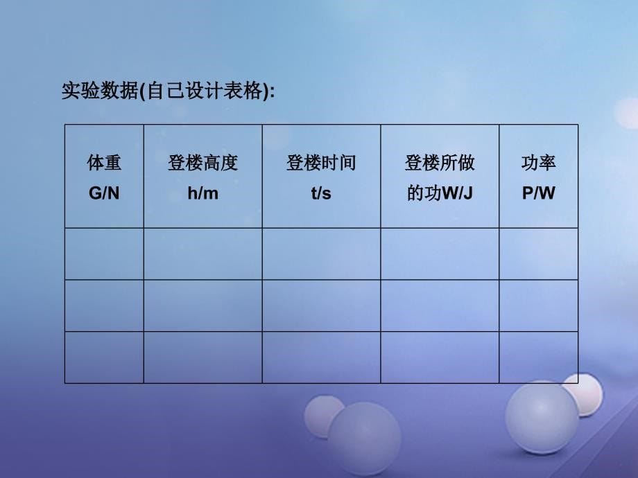 九年级物理上册 11_2 怎样比较做功的快慢教学课件 （新版）粤教沪版_第5页