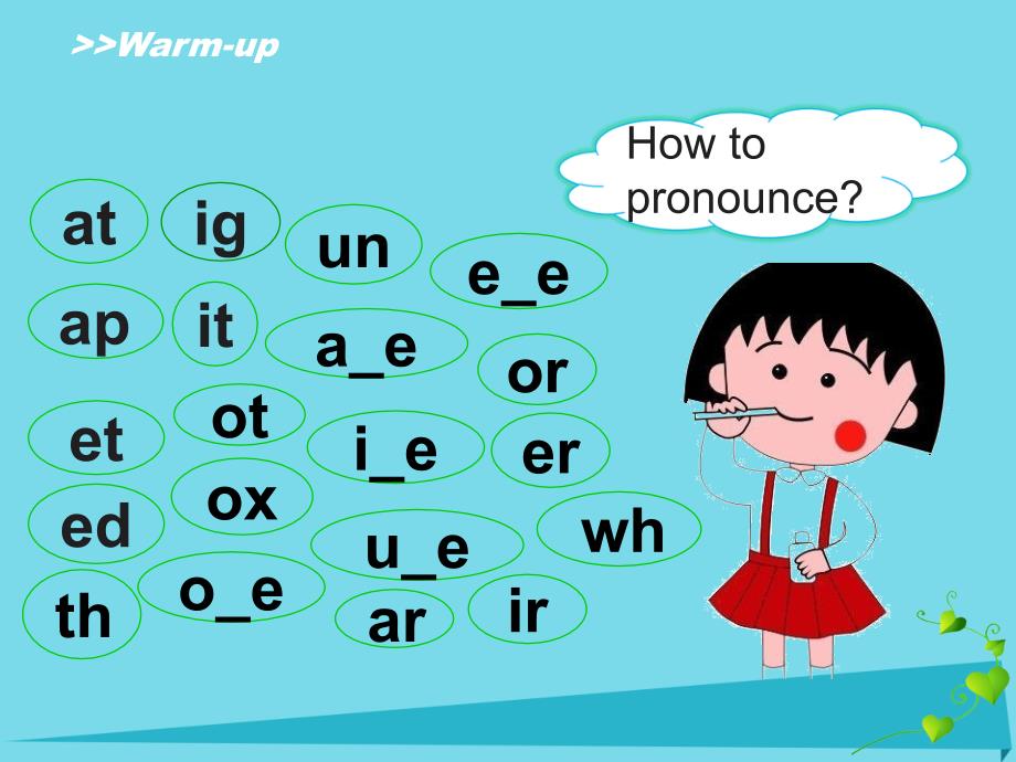 五年级英语上册 unit 6 chores（lets spell）课件 人教新起点_第3页