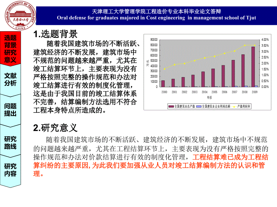 工程造价 毕业答辩——工程量清单计价模式下竣工结算编制方法的研究_第4页