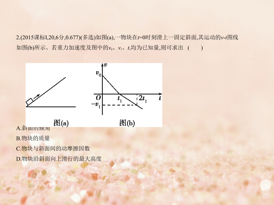 课标ⅲ专用2018年高考物理总复习必考部分专题三牛顿运动定律习题课件_第4页