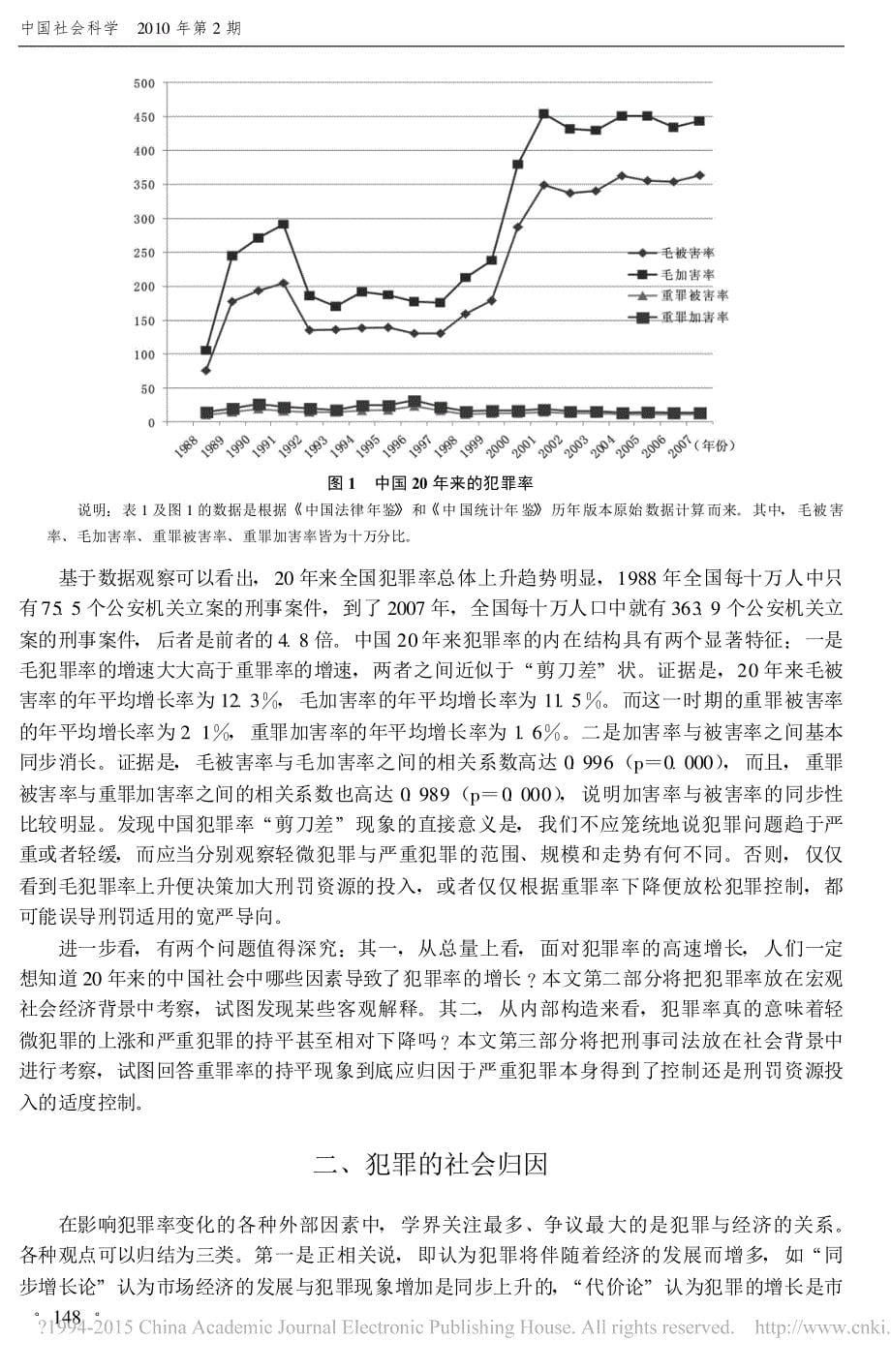 从中国犯罪率数据看罪因罪行及刑罚关系白建军_第5页