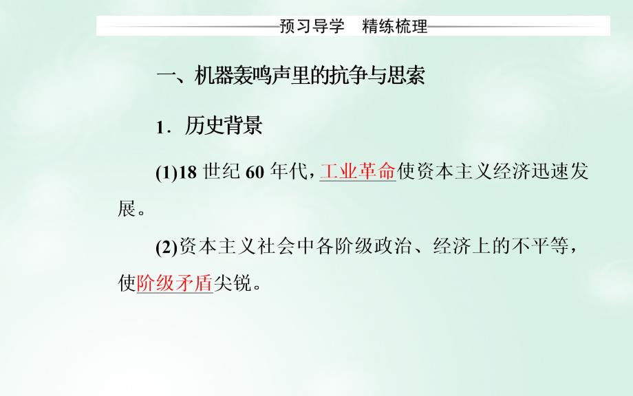 高中历史 专题八 解放人类的阳光大道 一 马克思主义的诞生课件 人民版必修1_第4页