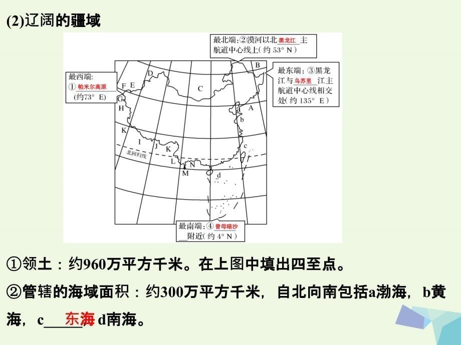 高考地理大一轮复习 第十九章 中国地理 第一节 中国地理概况课件 新人教版_第5页