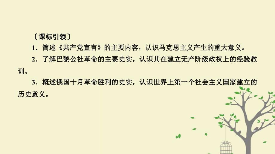 高中历史 专题8 解放人类的阳光大道 第1课 马克思主义的诞生课件 人民版必修1_第2页