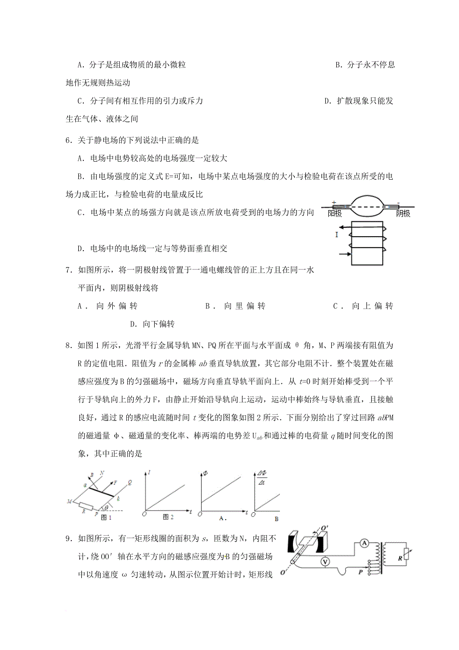 高二物理周练14（无答案）_第2页