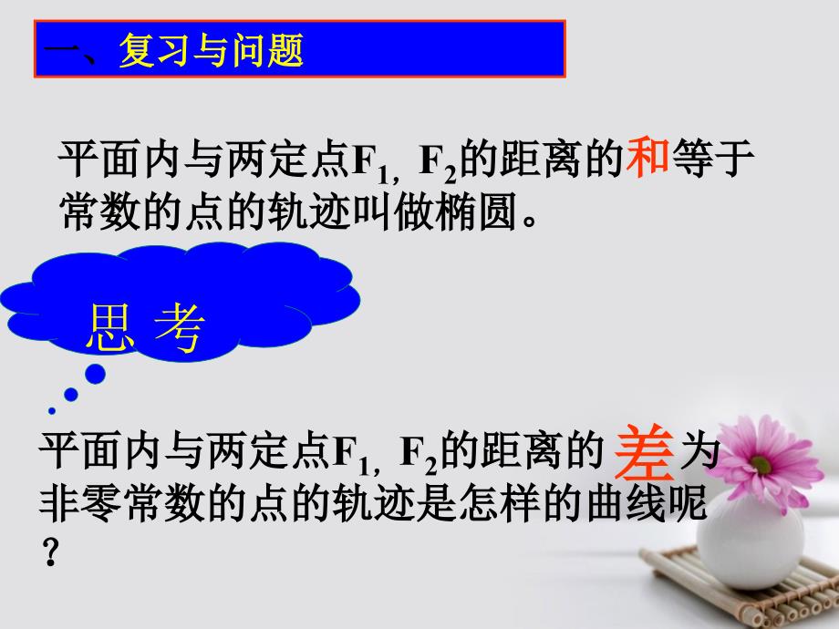 高中数学 第二章 圆锥曲线与方程 2_2_1 双曲线的标准方程课件1 新人教a版选修1-1_第3页