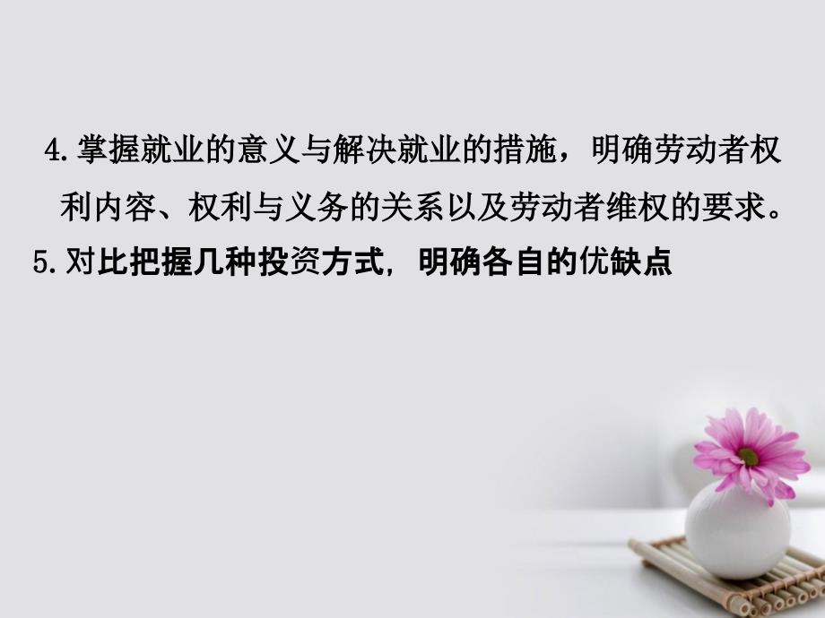 高考政治一轮复习 1_2生产劳动与经营单元总结课件 新人教版必修1_第4页