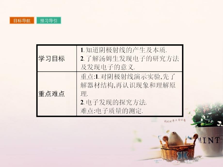 高中物理 第三章 原子结构之谜 3_1 敲开原子的大门课件 粤教版选修3-5_第2页