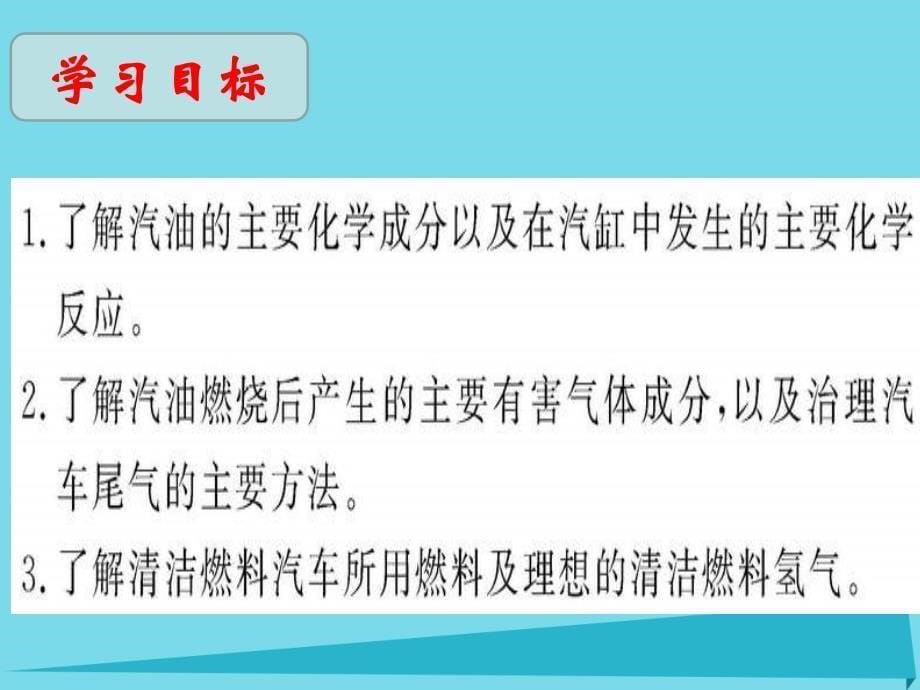 高中化学 主题3 合理利用化学能源 课题3 汽车燃料清洁化课件3 鲁科版选修1_第5页