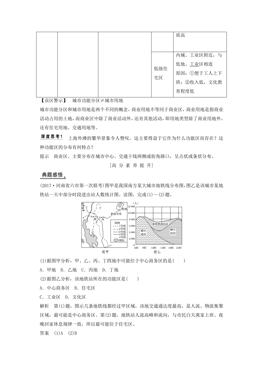 高考地理大一轮复习 第八章 城市与城市化 新人教版_第3页