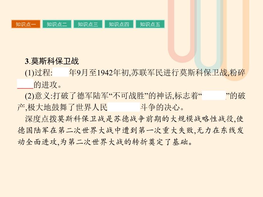 高中历史 第三单元 第二次世界大战 11 战争的扩大和转折课件 岳麓版选修3_第4页