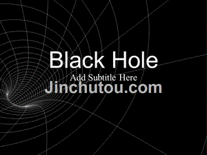 黑洞powerpoint模板