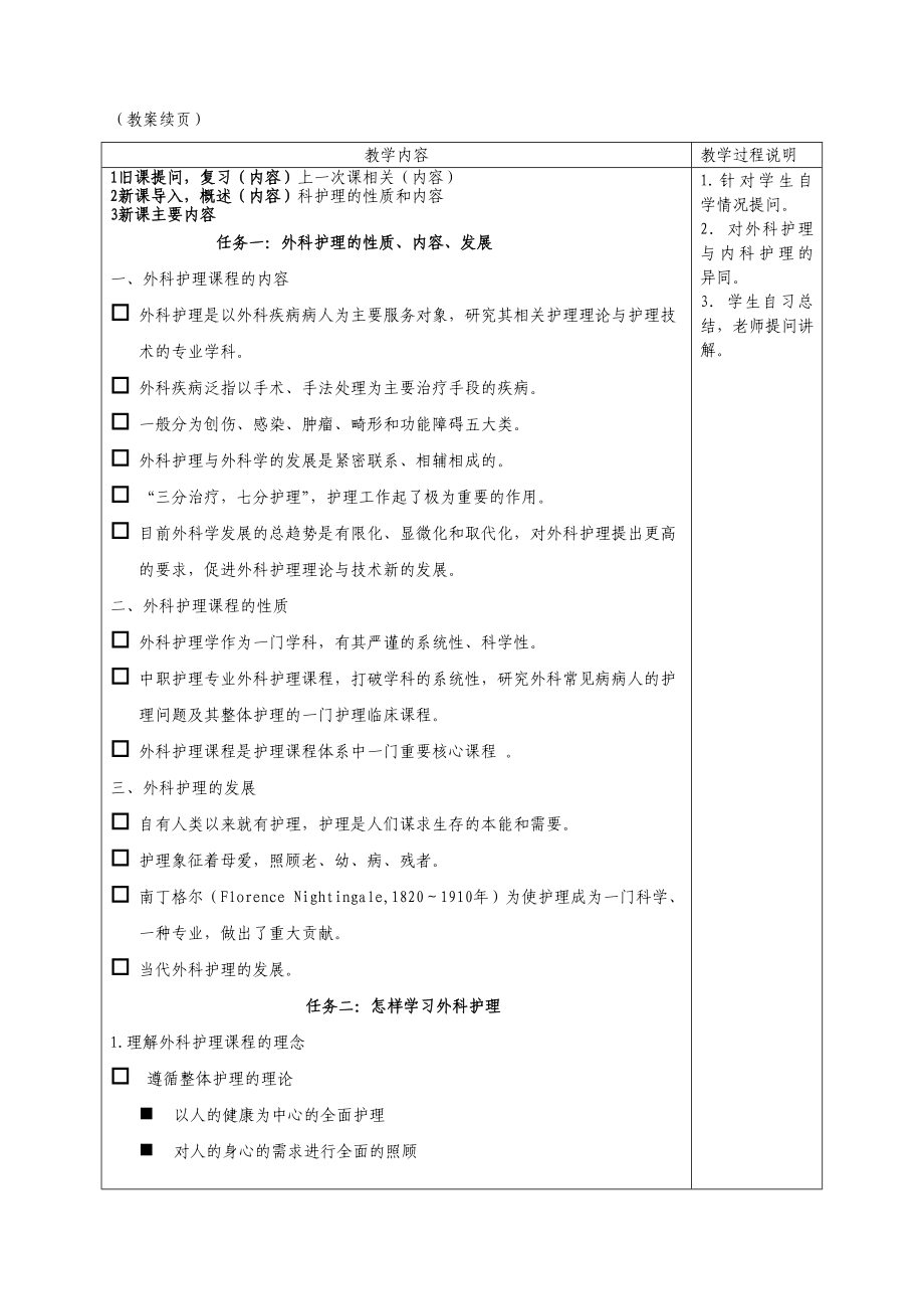 卫校外科护理外护教案_第2页