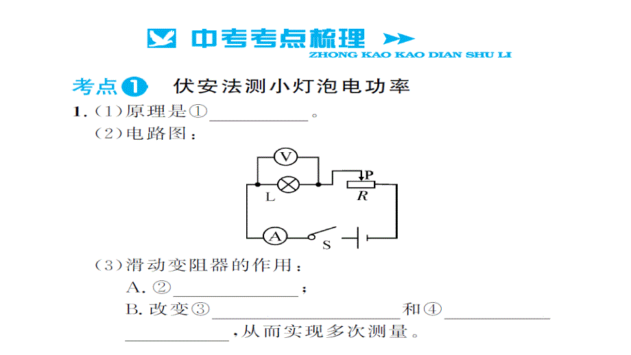 湖南省2017版中考物理系统复习课件  第二十讲_第3页