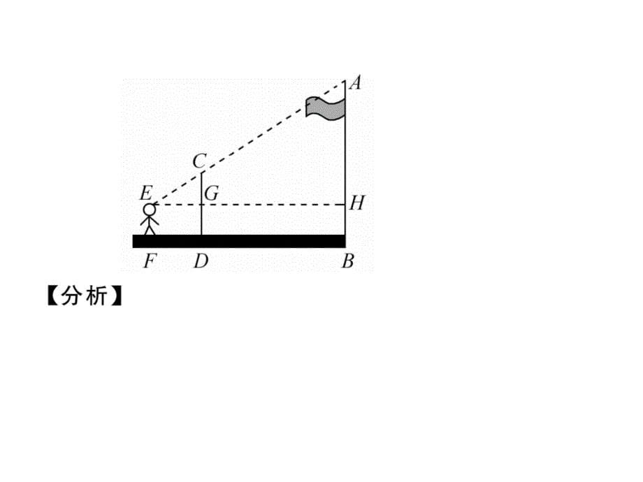 2017-2018学年人教版九年级数学全册（遵义专用）课件：27.2.3  相似三角形应用举例_第5页