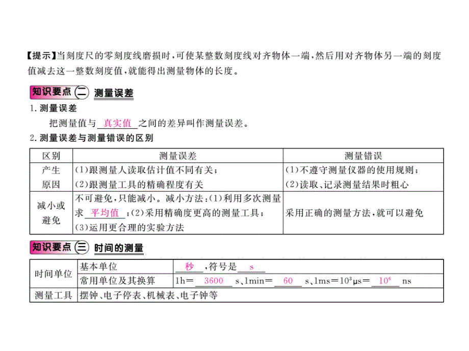 2017-2018学年八年级物理上册（粤教沪版）课件 第一章第2节 测量长度和时间_第3页