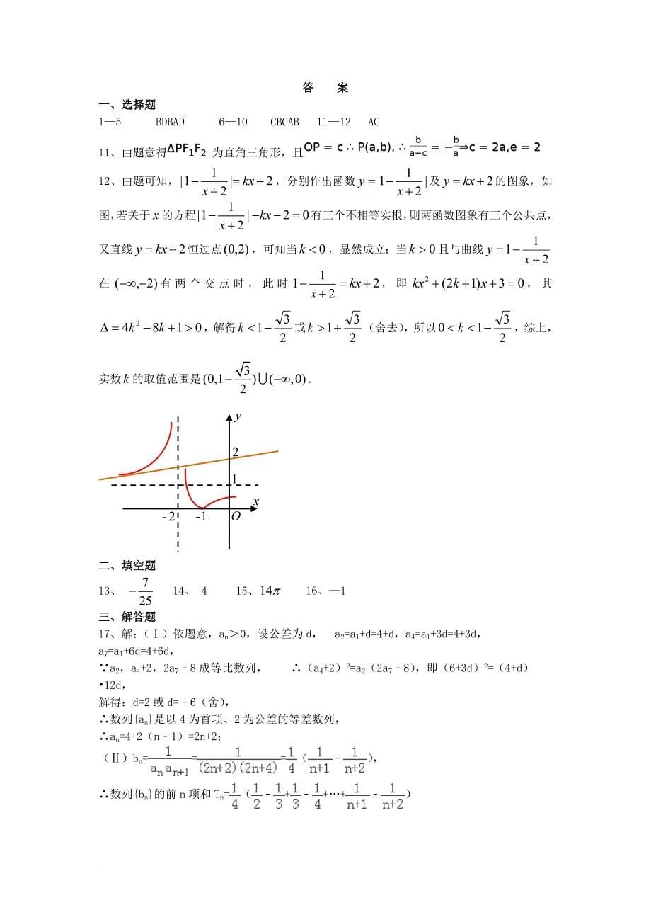 甘肃省临夏市2018届高三数学上学期摸底考试试题文_第5页