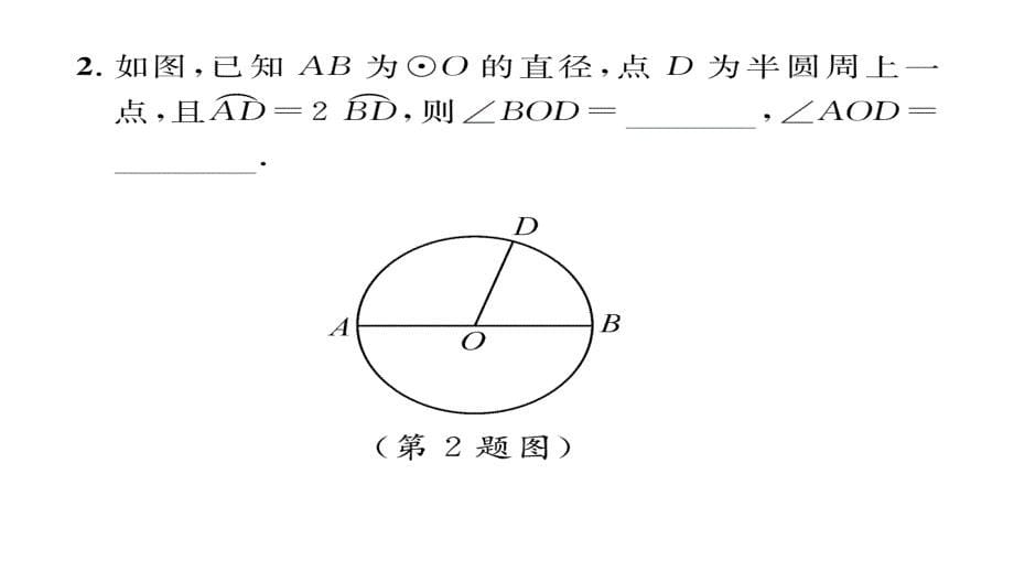 2017年秋九年级数学上册（人教版）课件 24.1.3  弧、弦、圆心角_第5页