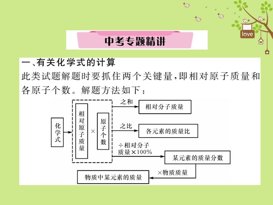 中考化学复习 专题6 常见的化学计算（精讲）课件_第2页