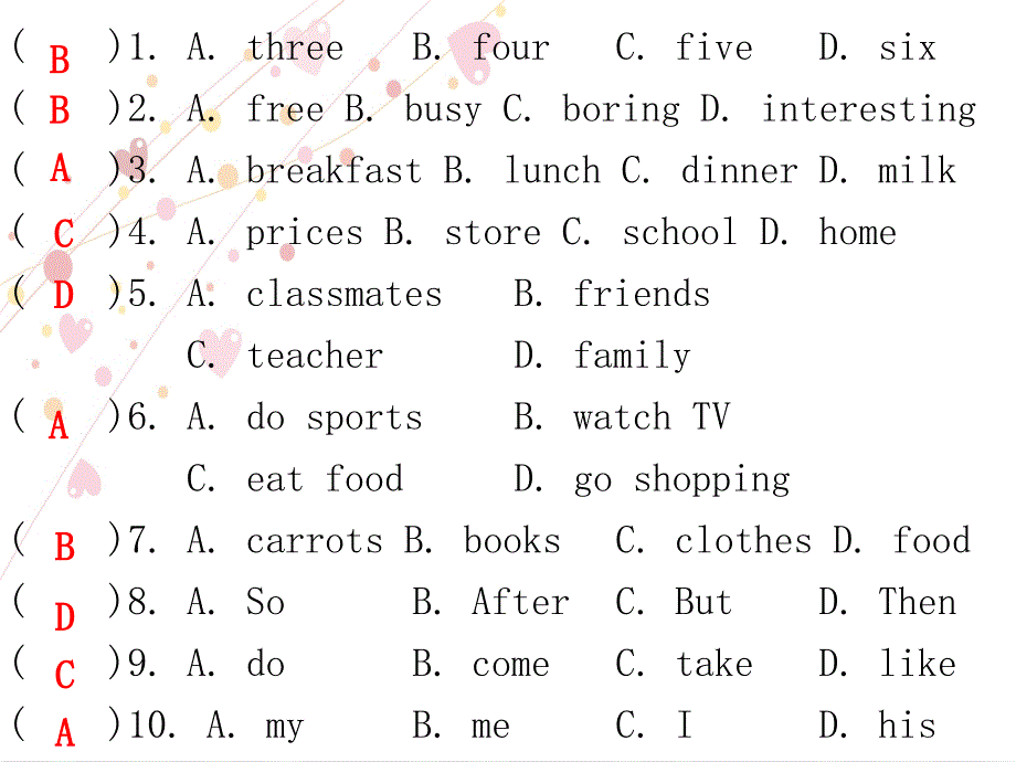 2017-2018学年外研版七年级英语上册（课件）：周末读写训练 week fifteen_第4页