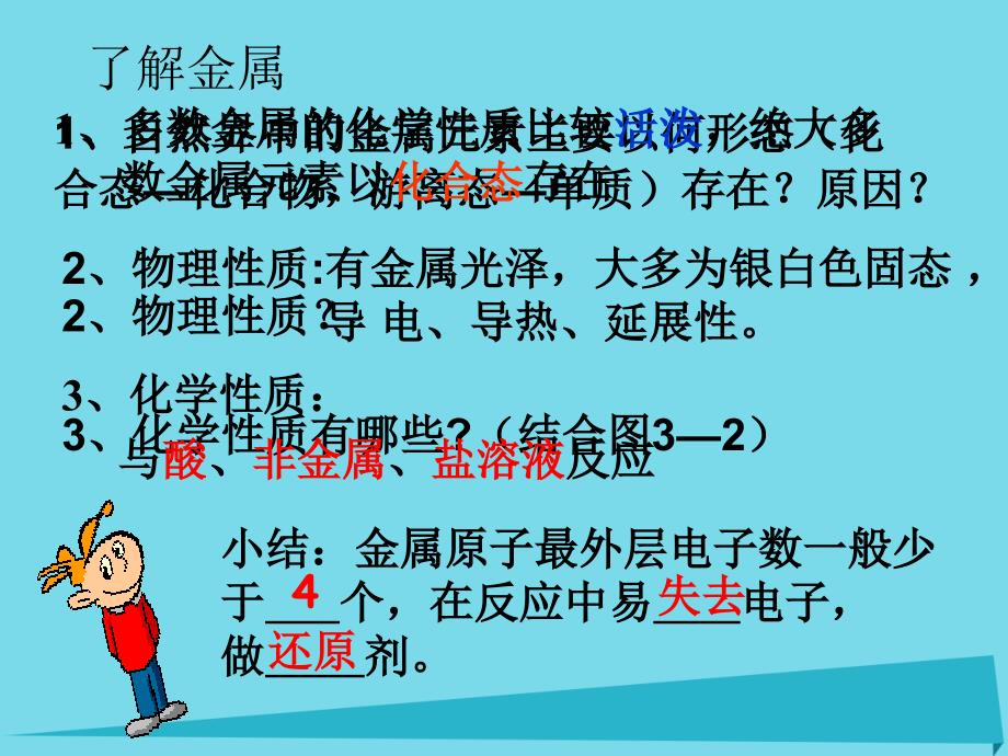 高中化学 第三章 金属及其化合物 3_1 金属的化学性质课件 新人教版必修1_第3页