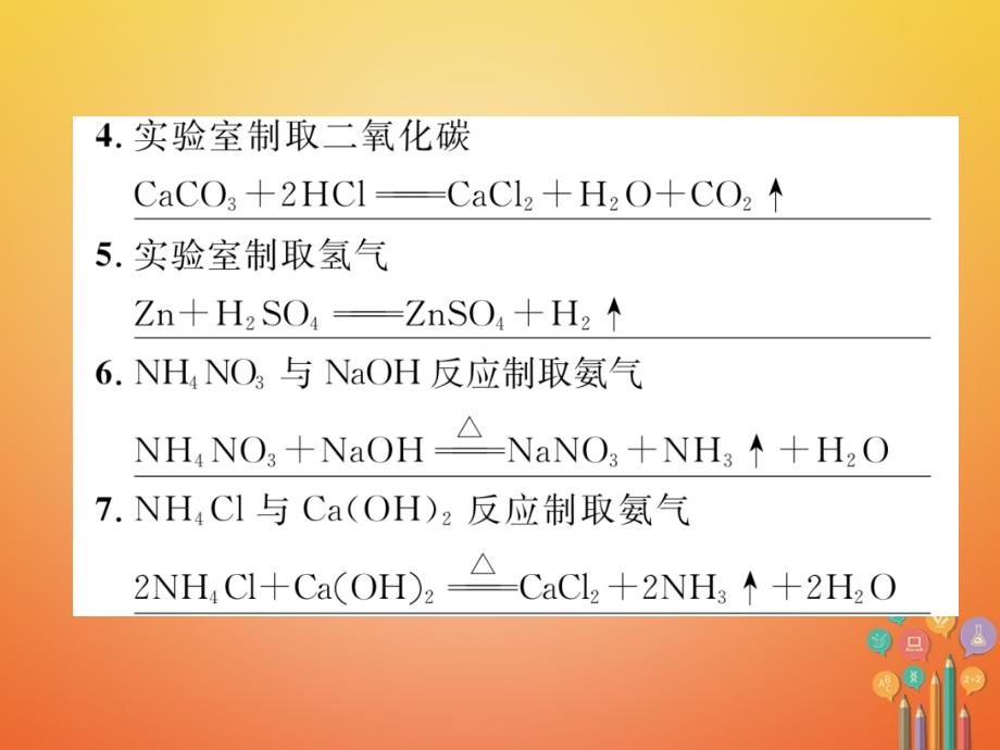 中考化学复习 第1编 教材知识梳理篇 化学方程式专项训练课件_第3页