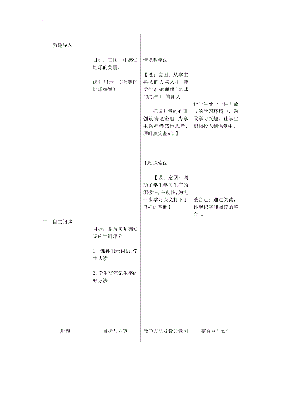 二年级语文上册 第22课 地球的清洁工教案 冀教版_第3页