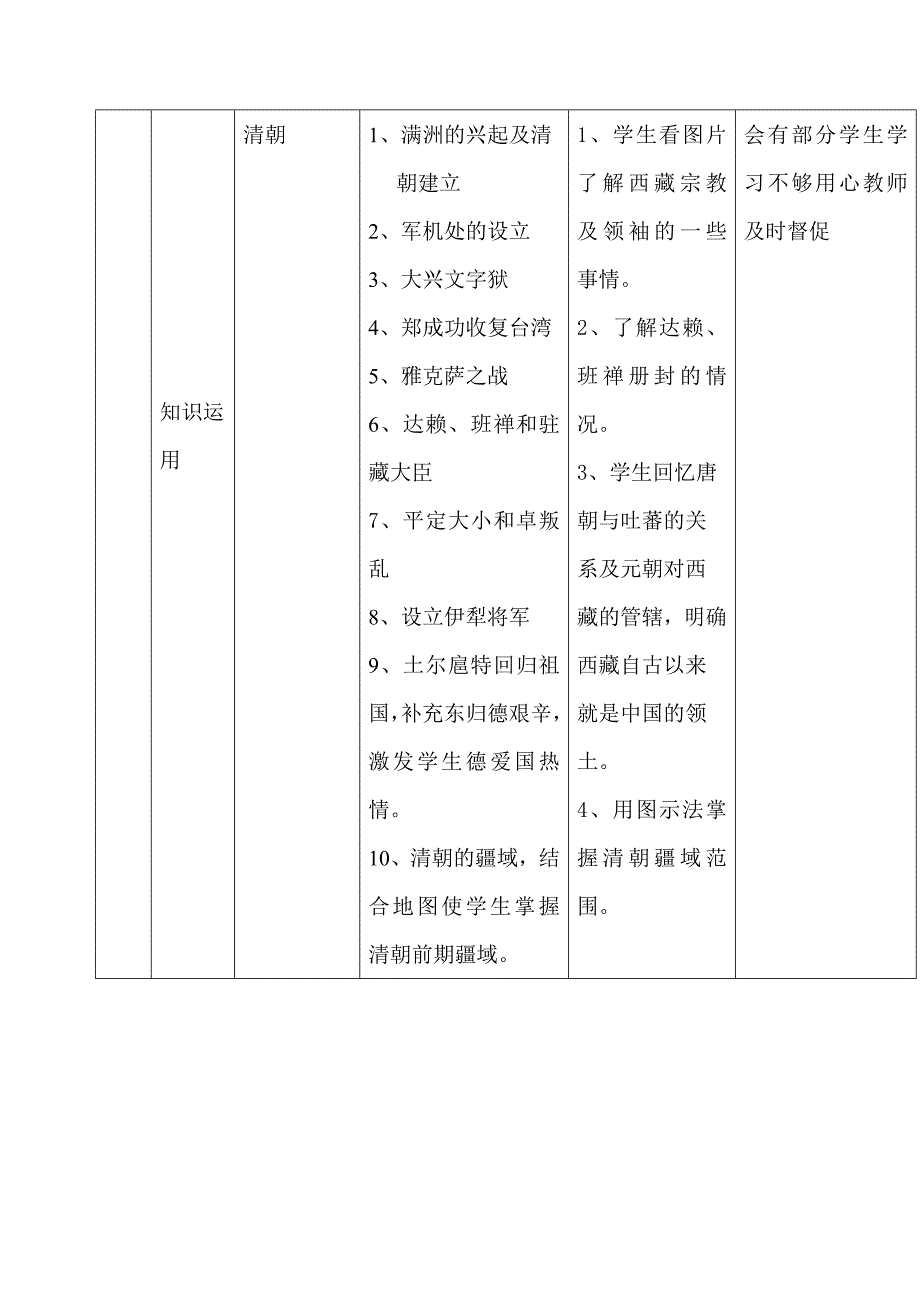 2017秋人教版七年级下册历史学案：期末复习三导学案_第3页