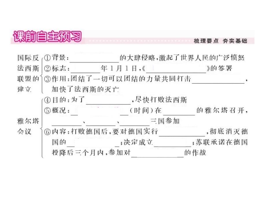 2017-2018学年人教版九年级历史下册课件：第7课《世界反法西斯战争的胜利》3_第2页