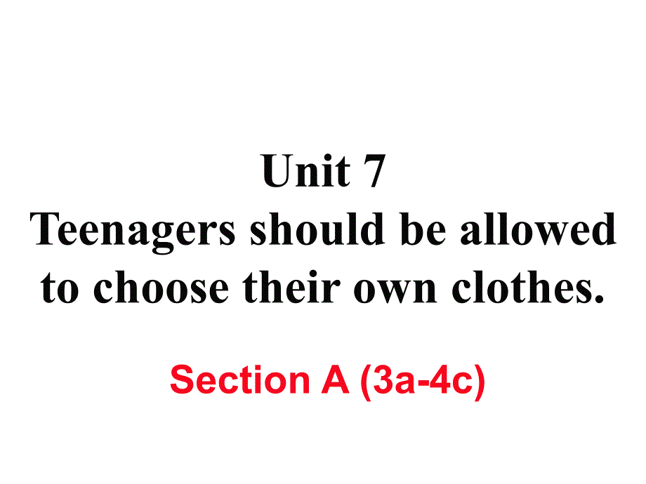 2017秋人教版英语九年级上册（河南专用）习题讲评课件：unit 7 section a (3a-4c)_第1页