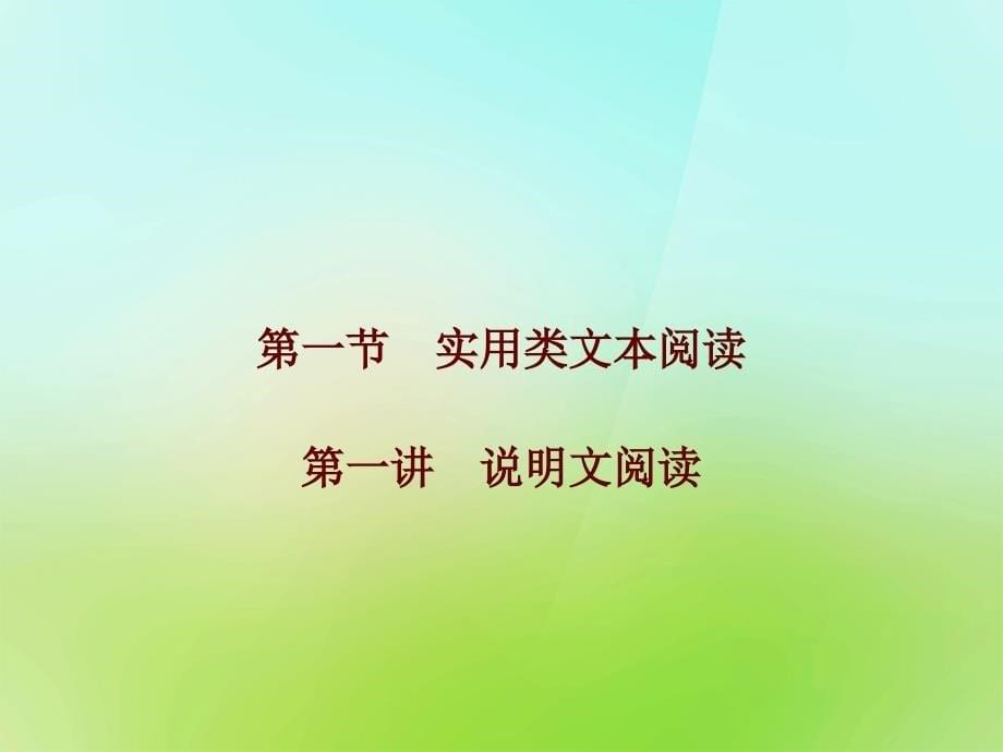 广东省2017年中考语文总复习课件 第四部分第一节第一讲_第5页