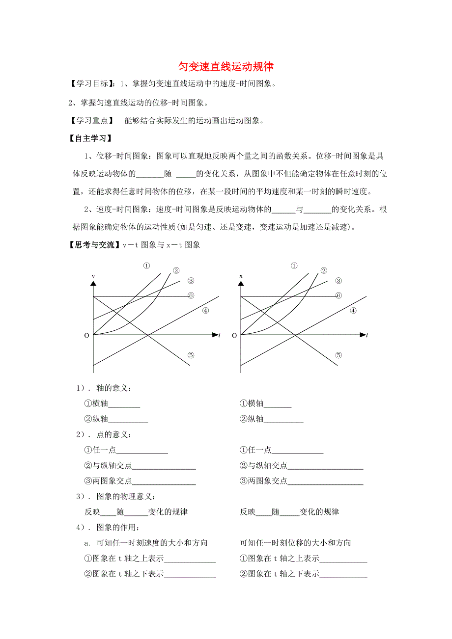 山东省乐陵市高中物理第二章匀变速直线运动的研究3学案无答案新人教版必修1_第1页