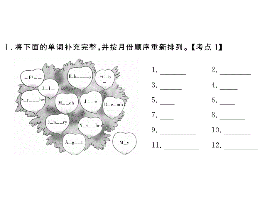 2017年秋（江西版）人教版七年级英语上册同步作业课件 unit8 when is your birthday 第一课时_第2页