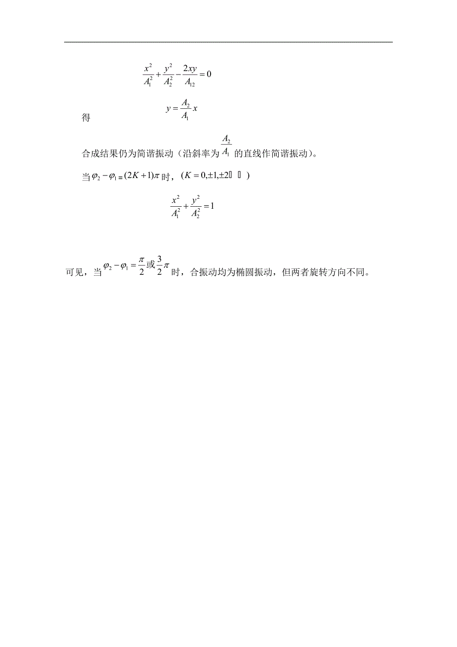 【精品推荐】高中物理竞赛教程：1.5.4 振动的合成 word版含解析_第4页