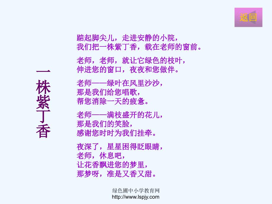 《一株紫丁香》公开课课件ppt_第4页