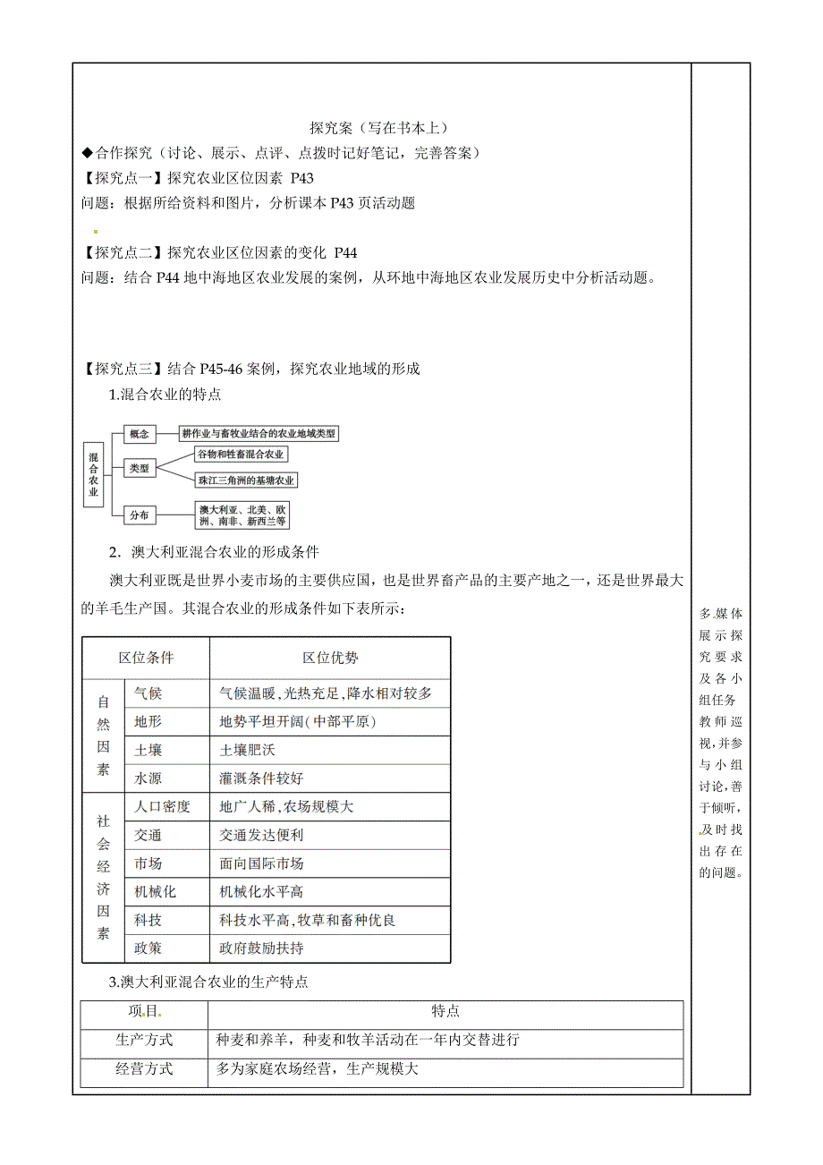 [中学联盟]福建省泉州十五中高中地理必修二导学案：3.1农业的区位选择_第2页