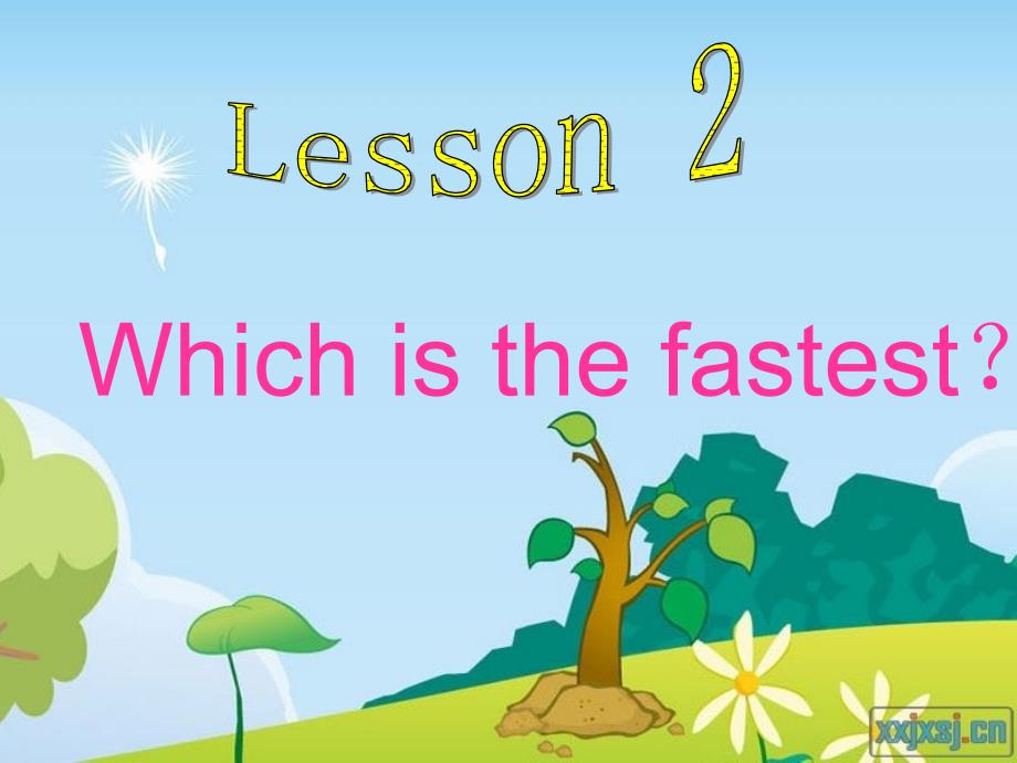 which is the fastest 新课标2级b lesson 2 第一课时_第1页