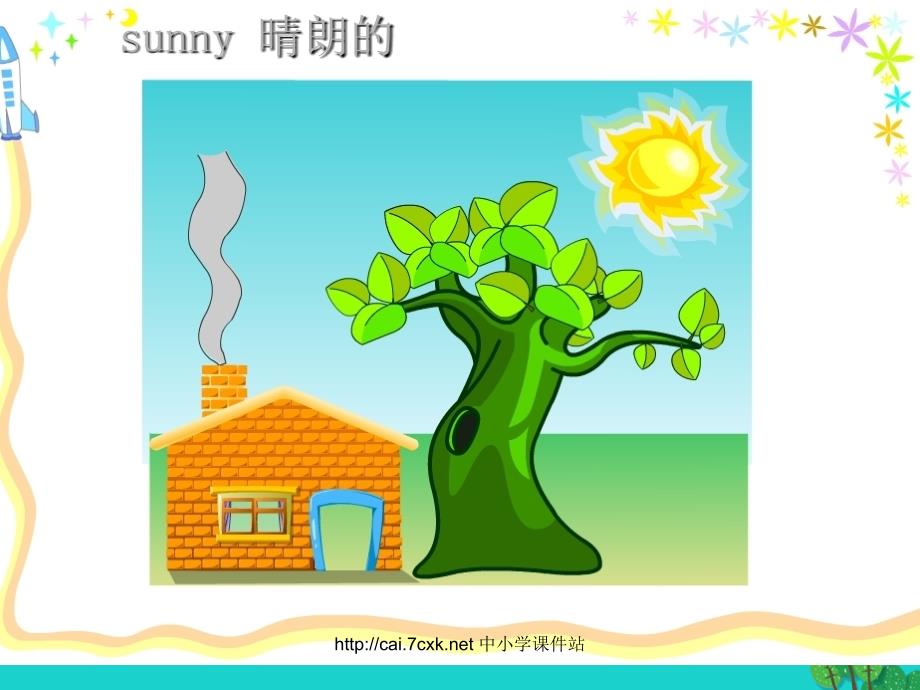 四年级英语上册 unit 5 lesson 1 it’s sunny课件3 鲁科版_第4页