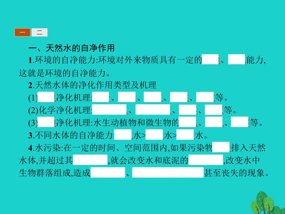 高中地理 第二章 环境污染与防治 2_1 水污染及其成因课件 新人教版选修6_第4页