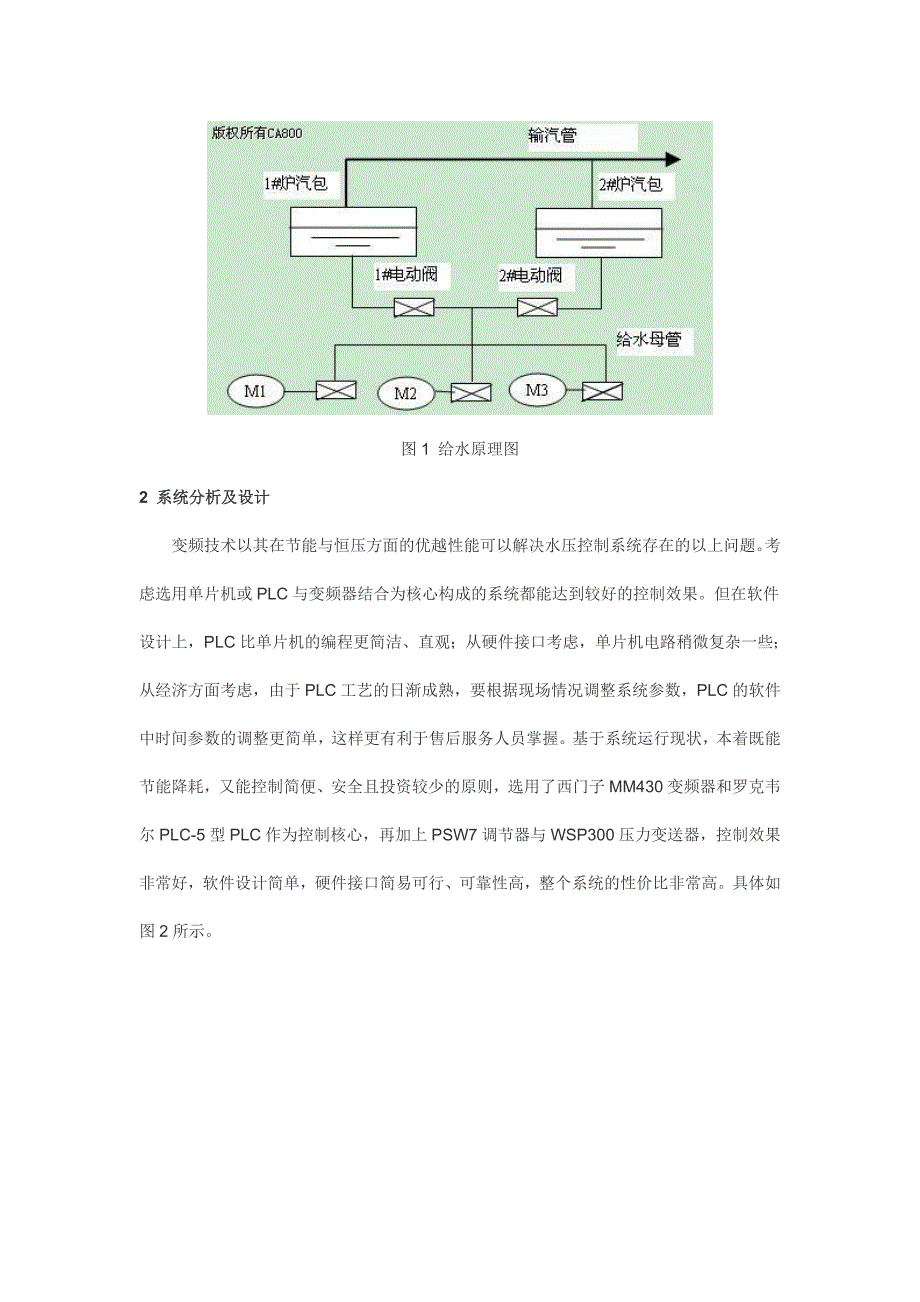 罗克韦尔plc-5系列在锅炉给水控制系统中的应用_第2页