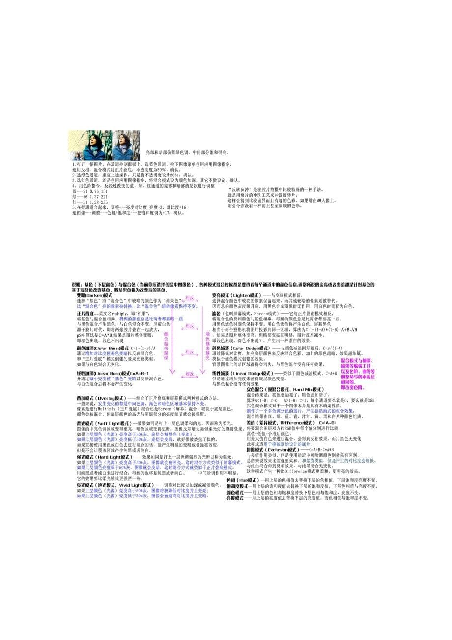 ps磨皮与调色之简明教程_第5页